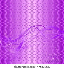 Abstract Violet Floral Pattern. Pink Structure Texture Background. Vector Illustration