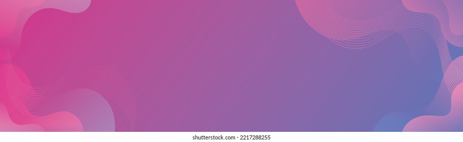 Abstract Violet Fluid Wave Banner Template Free Vector Image