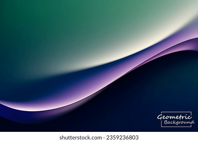 Abstract violet geometric. Isolate on blue background. Vector illustration.