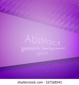 Abstract  violet geometric pattern 