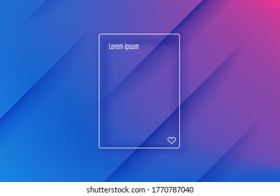 Abstract violet geometric vector background. Landing page template

