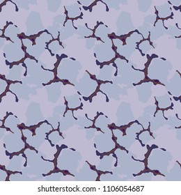 Abstract violet, green and purple background as UFO camouflage. Seamless repeat pattern usable as urban camo, wallpaper, backdrop or for print for textile or wrapping paper