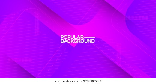 Abstract violet lavender purple with lines gradient background. simple pattern for display product ad website template wallpaper poster. Eps10 vector