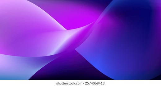 Abstract violet and light blue geometric background. Dynamic shapes composition. Cool background design for posters. Vector illustration. Basic RGB