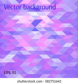 Abstract violet mosaic background