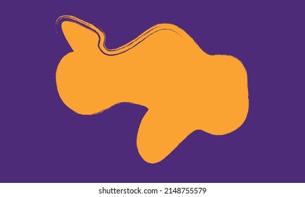 abstract violet with orange grunge background