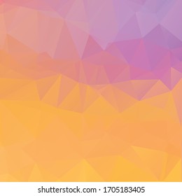Abstract violet and orange polygon texture background