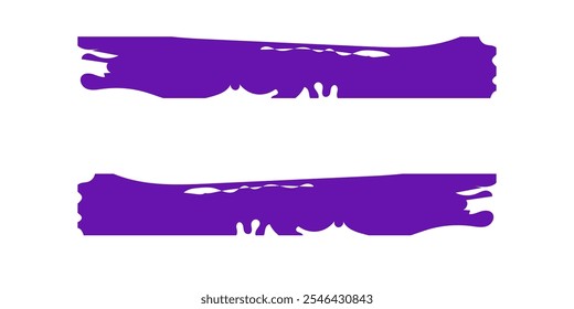Abstract Violet Paint Brush Vector illustration