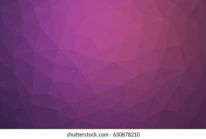 Abstract violet pink gradient polygonal background, Colorful background, vector