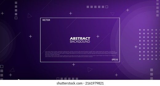 fondo violeta abstracto con formas fluidas y líneas simples.diseño oscuro. concepto moderno y fresco. vector eps10