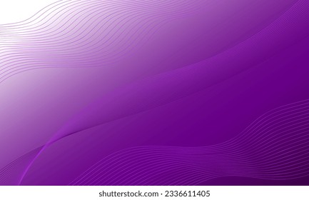 abstrakte violette Farbwellenkurven mit weichem Farbverlauf-Hintergrund