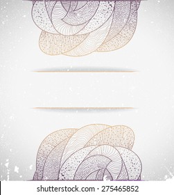 Abstract violet  shape.