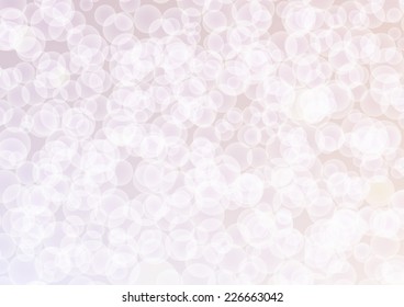 abstract violet soft bokeh background with light bubbles. vector illustration