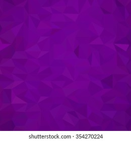 Abstract Violet Triangle Background, Vector Illustration.