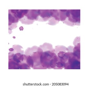 Abstract violet watercolor background 