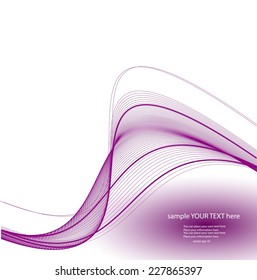 Abstract violet wave 