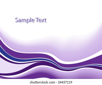 Abstract violet wave