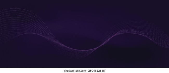 Abstract violet wave background. EPS10