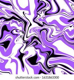 Abstract violet waves seamless pattern with texture