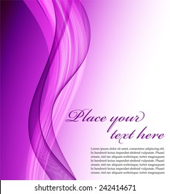 Abstract violet wavy background