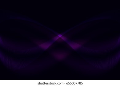 abstract violet wavy line background vector design