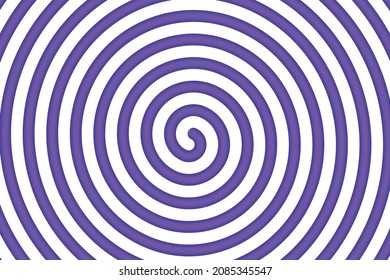 Resumen de fondo espiral de caramelos blancos y violeta. Diseño de patrones para banner, portada, volante, postal, afiche, otros. Ilustración de vector lollipop redonda. 