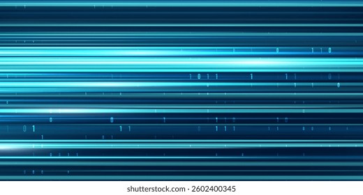 Abstract virtual digital stream. Big data transfer concepts in internet. Graphic concept for your design.