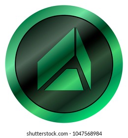 Abstract virtual money currency. Cryptocurrency