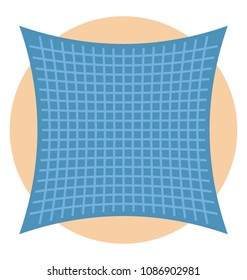
Abstract virtual reality squares background, flat vector icon 
