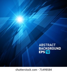 Abstract virtual space with screen vector background. Eps 10.