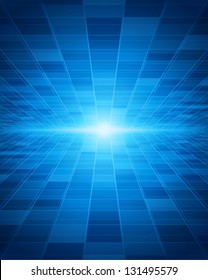 Abstract virtual space vector background