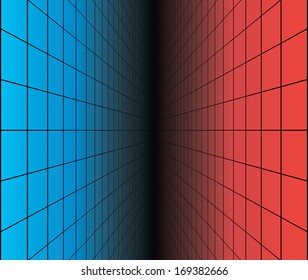 Abstract virtual space vector background.