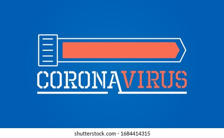 Tipografía del logotipo del virus abstracto del coronavirus del síndrome respiratorio del Oriente Medio o MERS-Cov y del coronavirus Novel 2019-nCoV con texto sobre el fondo texturado. Blootipo de concepto de protección frente a la pandemia de virus