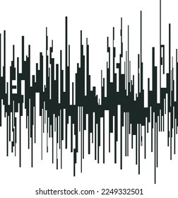 Abstract visual effect in 8-bit style. Visual distortion. Vector.  
