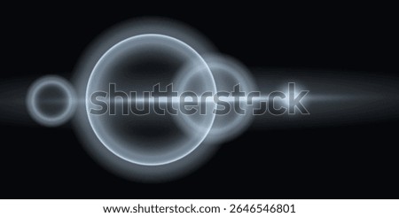 is an abstract visual effect that looks like a series of concentric circles of light with rays diverging from a central point on a dark background.