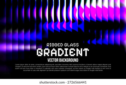 Efecto acústico visual Abstractas con rayas de luz líquida en la estructura del panel de Vertical