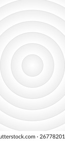An abstract visual representation of concentric circles forming a smooth gradient pattern on a minimalist white backdrop.