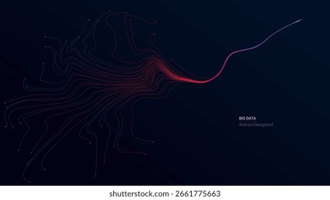 Abstract visualisation of big data 