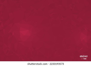 Abstract viva magenta triangle geometry background or wallpaper, banner backdrop, printing graphic, poster, cover report, Website landing page. vector eps