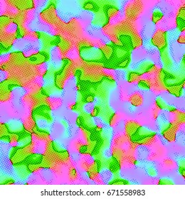 Abstract vivid color background, multicolor halftone pattern, halftone dots pattern, abstract  vector texture