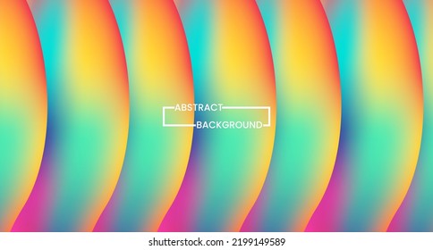 Abstract Vivid Color Background Template Design