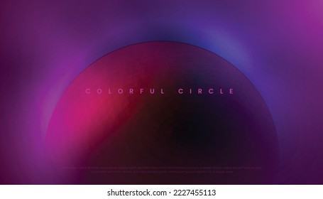Resumen Gradiente Colorido Vivid Fondo Desenfocado. Forma vibrante futurista para afiches, pancartas, carátulas, papel tapiz, página de aterrizaje, promoción de marca visual, etc. Ilustración vectorial