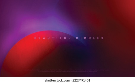 Abstract Vivid Colorful Gradient Blurred Background. Futuristic Vibrant Shape for Poster, Banner, Cover, Wallpaper, Landing Page, Visual Branding, etc. Vector Illustration
