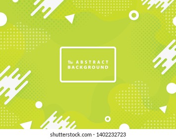Abstract vivid green color vector design geometric element background. You can use for landing page, website, pattern design, artwork, print, cover design, modern template. illustration vector eps10