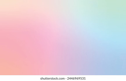 Abstract vivid holographic texture blurred background.