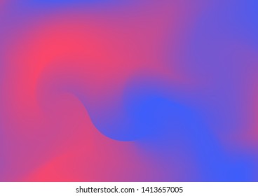 Abstract vivid smooth gradient color flow fluid background,vector illustration.Blue,red,violet tone blurred wallpaper design for template layout,backdrop,print,website.