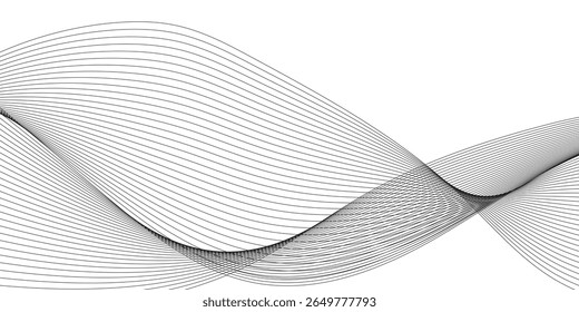 Elemento abstrato padrão de onda de som de voz, Linhas de onda de som de voz e fundo de tecnologia de áudio.	