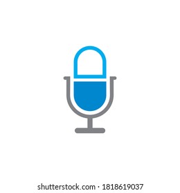 Resumen Vector de voz, logotipo de tecnología