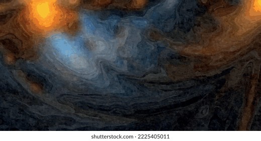 abstract volcanic 7 fire flowing ashes dark red-orange tone vector eps illustration wall mural concept