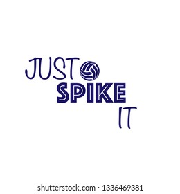 Abstract volleyball with sample text isolated on white background